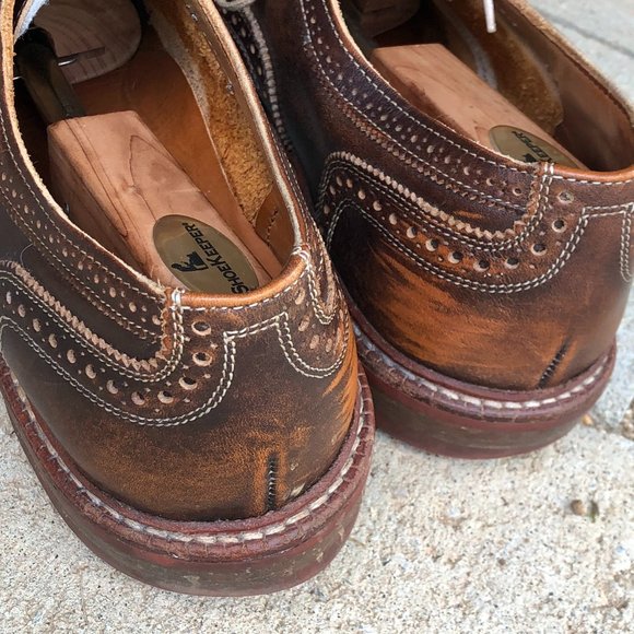 Allen Edmonds Strandmok Brogue Leather Dress Shoes - Picture 13 of 16